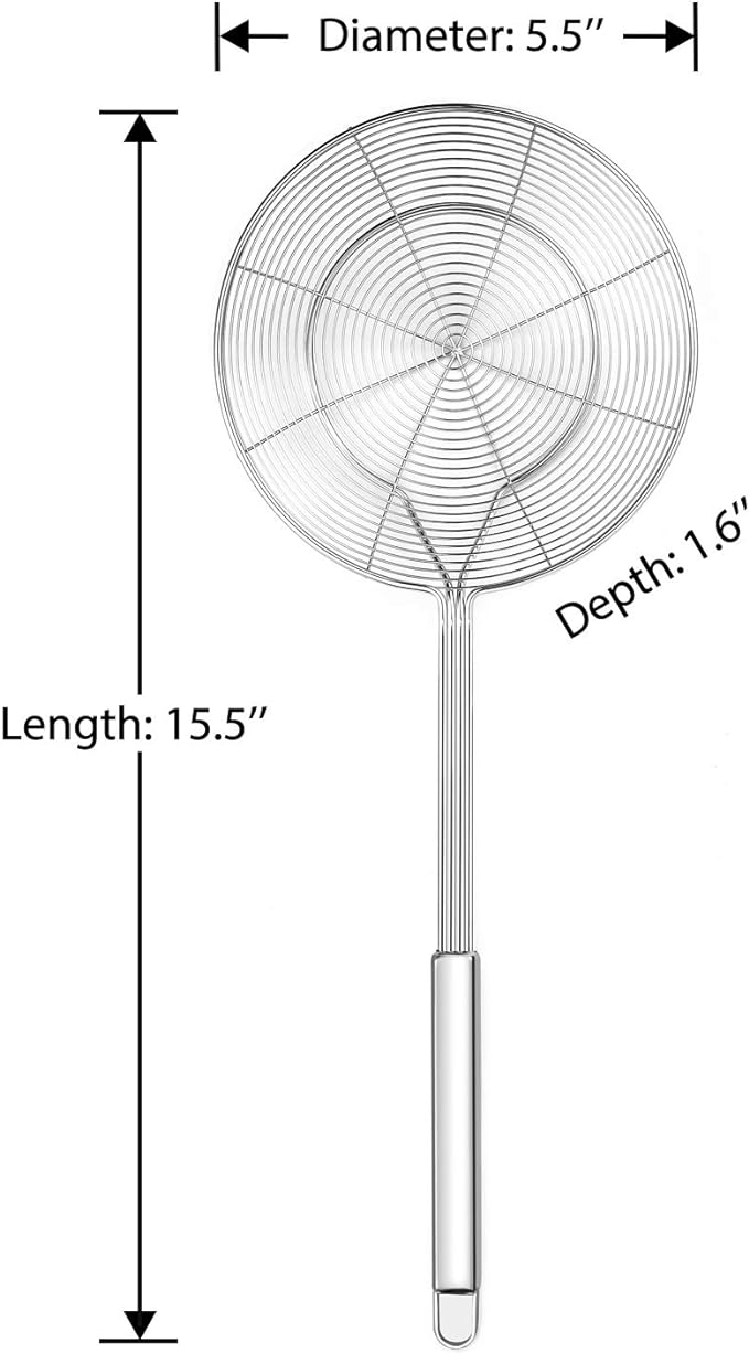 Colador Araña de Metal para Freír