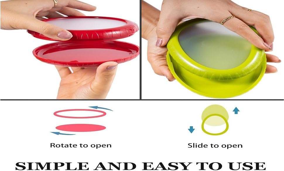 Tapas de Silicona Elásticas Reutilizables