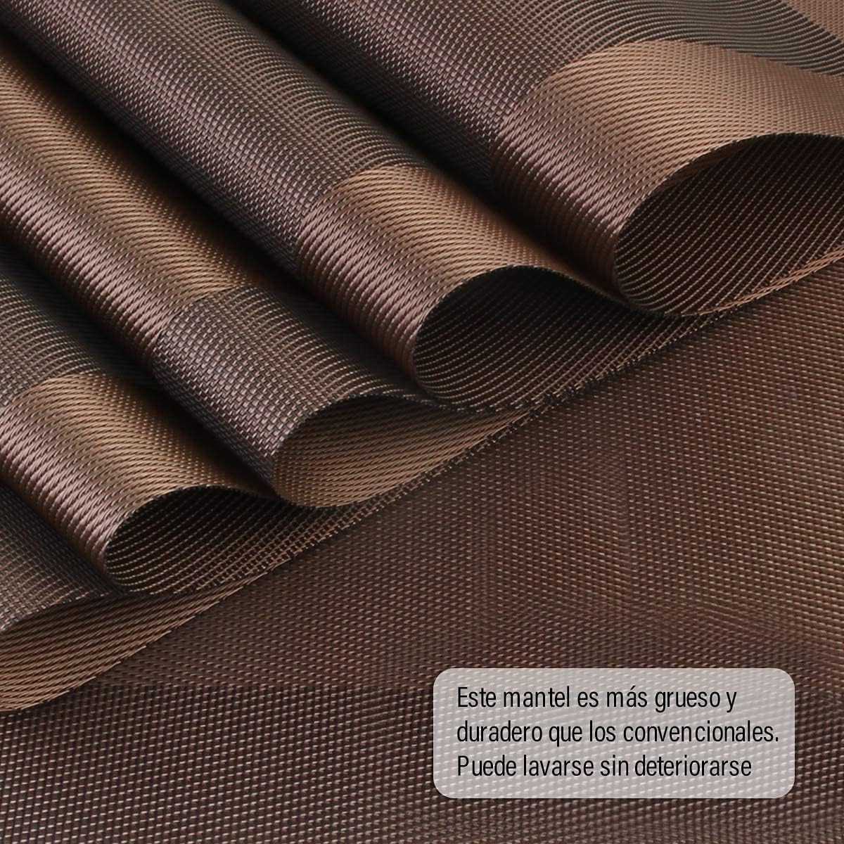 6 Manteles Individuales para Mesa y Comedor (Café Chocolate)