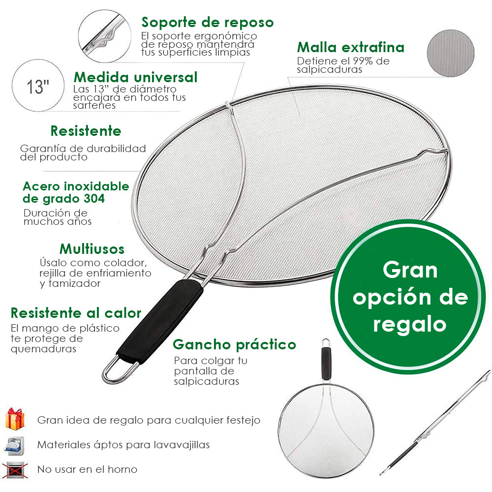 Protector de Grasa para Sartén