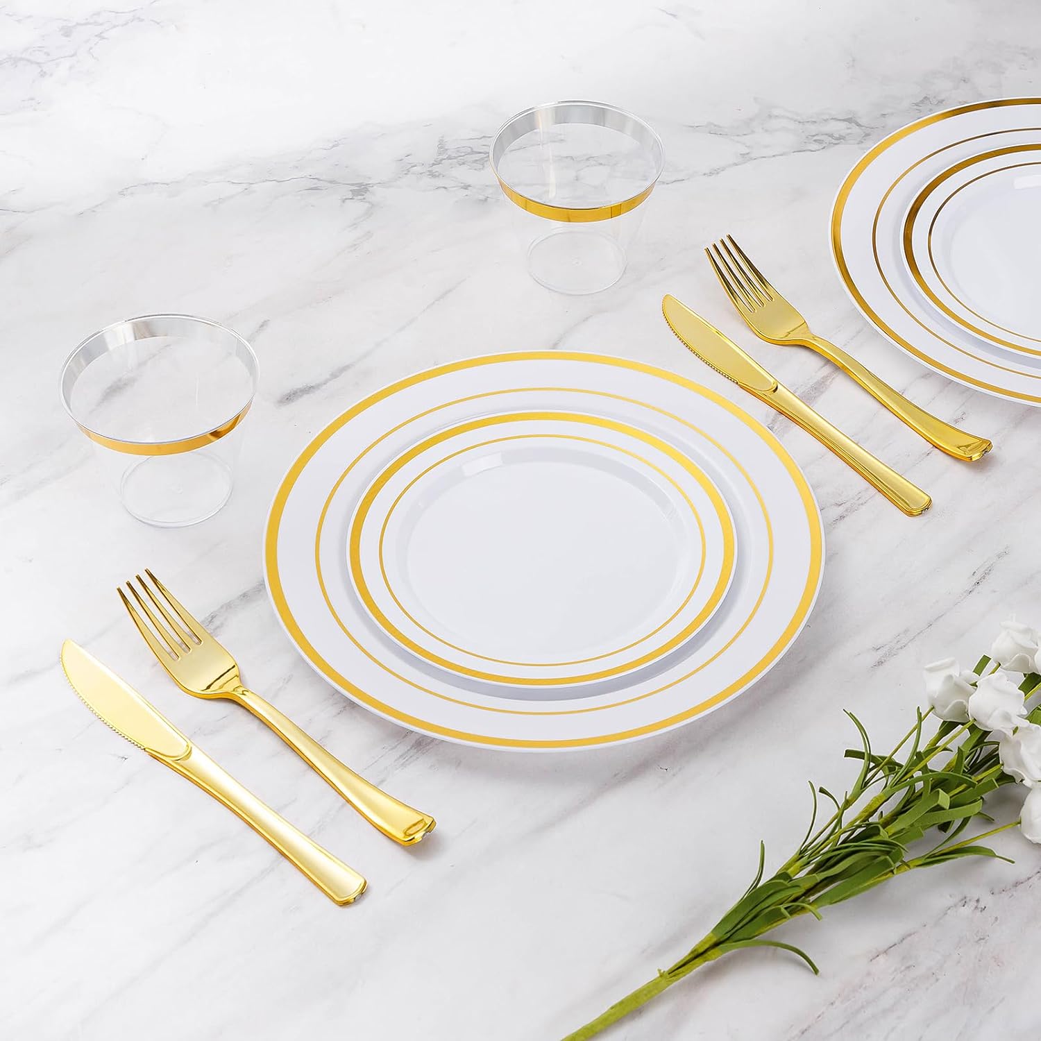 Platos Reutilizables Elegantes