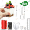 100 Vasos para Postres Transparentes