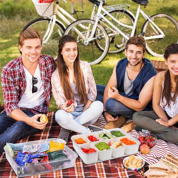 Bandeja de Aperitivos con Compartimentos