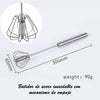 U Chef Batidor Manual de Acero Inoxidable