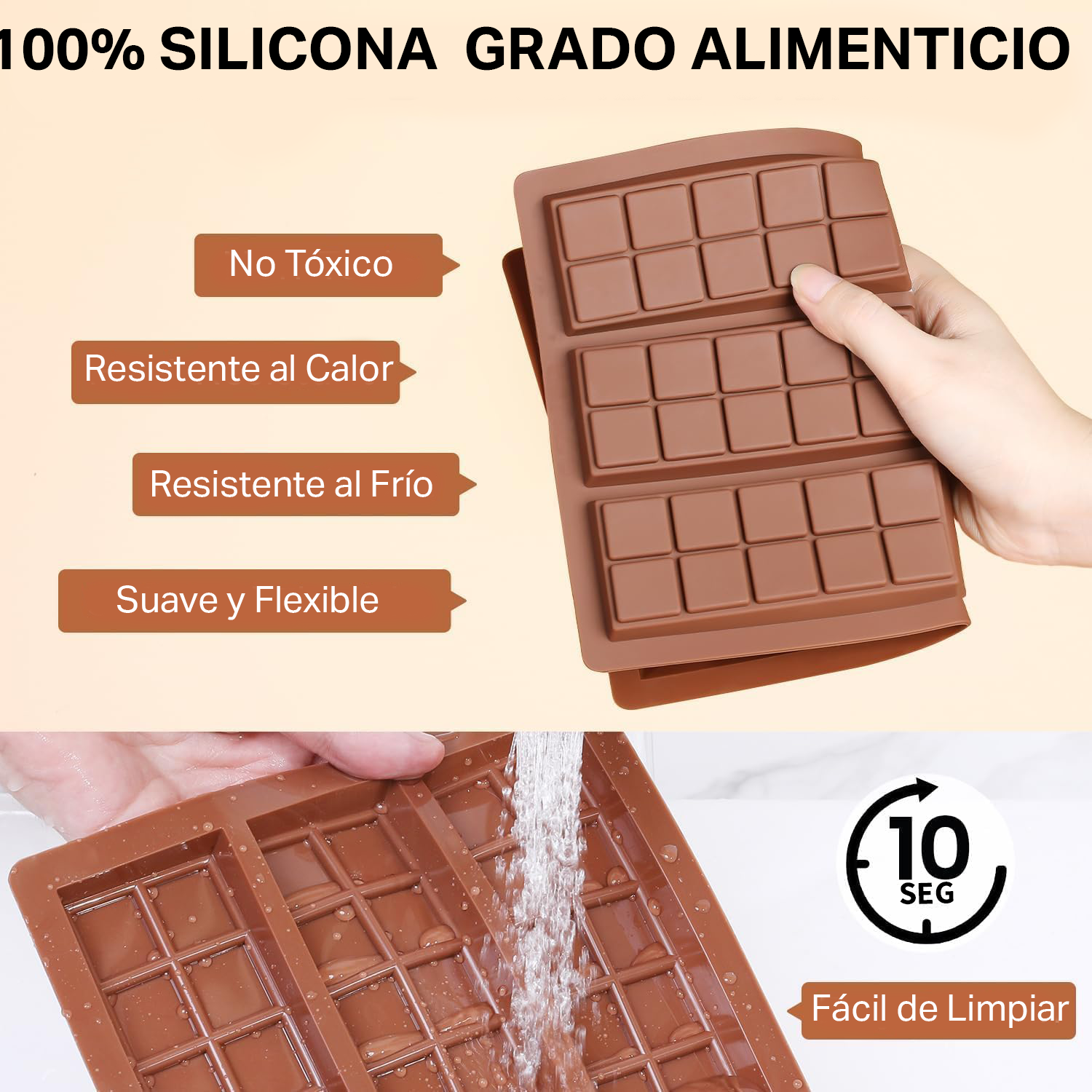 Molde de Barra de Chocolate