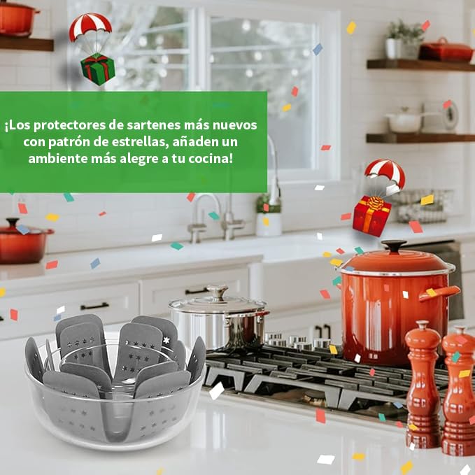 Protectores de Sartenes 9 Piezas