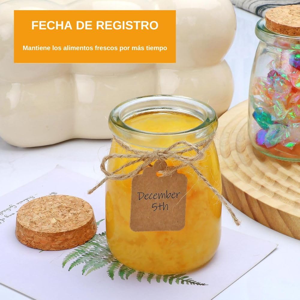 30 Mini tarros de Vidrio con Tapa