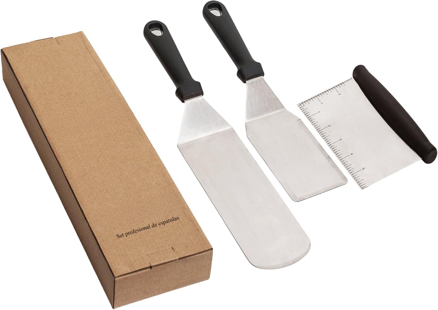 3 Espátulas Resistentes para Parrilla