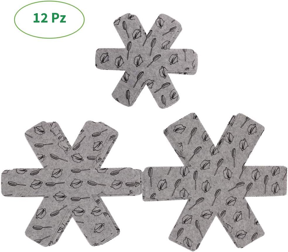 12 Almohadillas de Fieltro para Cocina