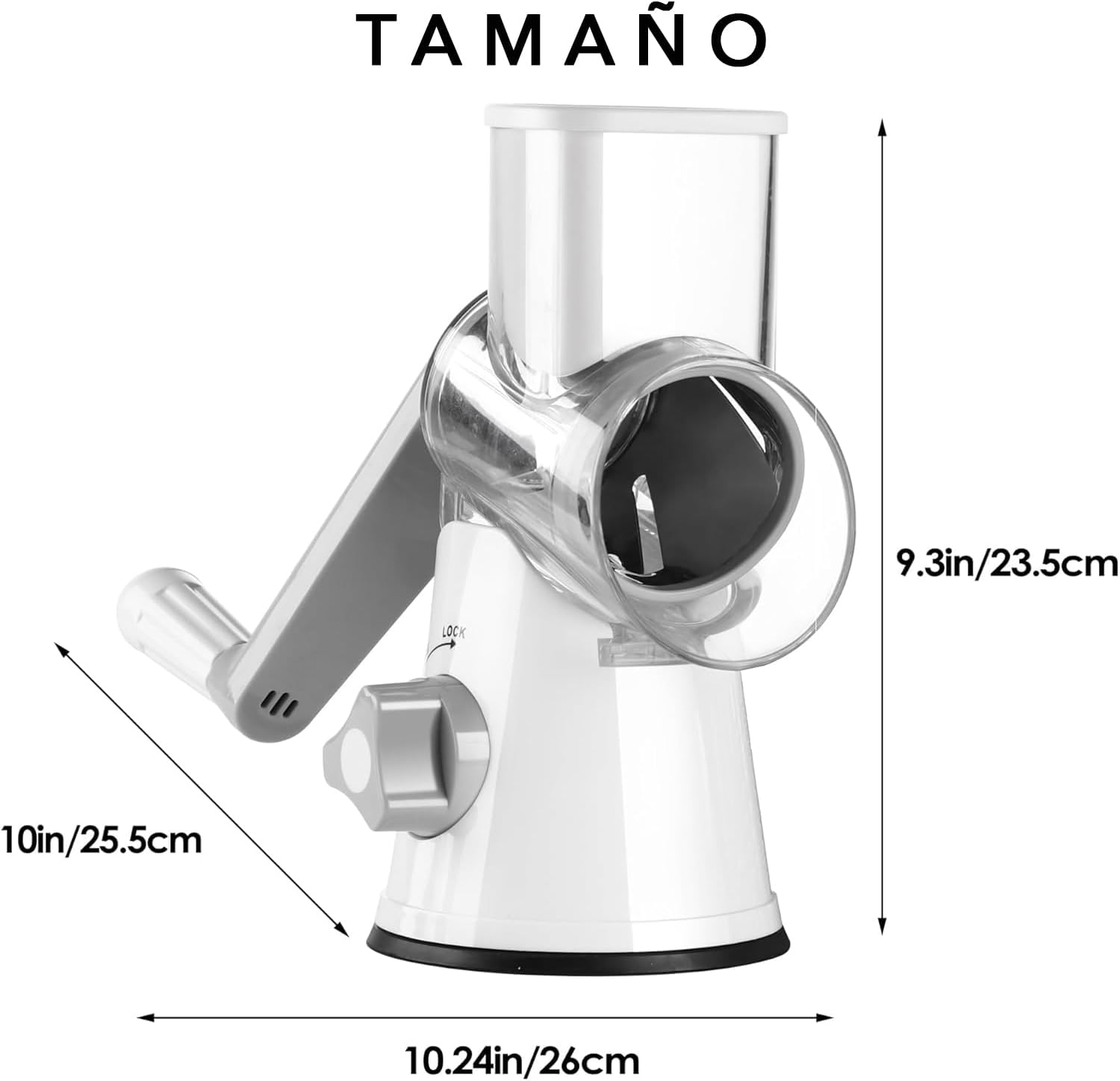 Rallador Giratorio de Queso