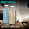 Set de 2 Botellas de Vidrio para Leche