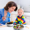 6 Platos de Silicona para Bebés y Niños