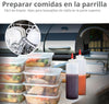 Juego de 6 Botellas de Pl‡stico Exprimibles