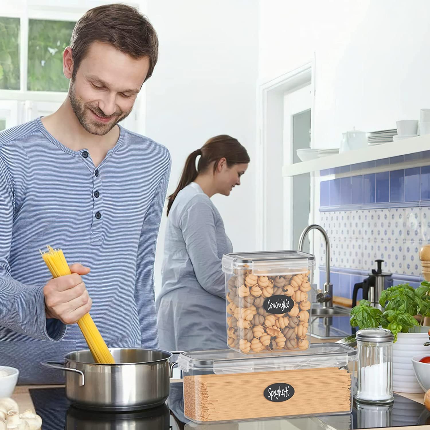 6 Recipientes Herméticos para Alimentos