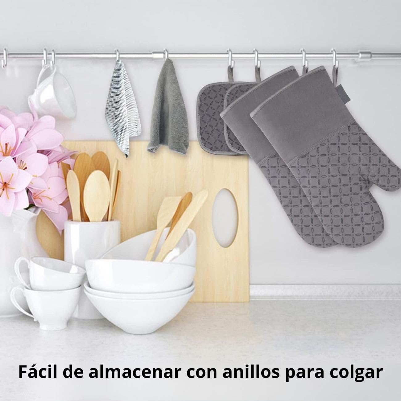 Guantes para Horno y Agarraderas de Cocina